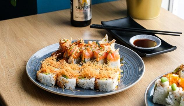 Bestseller 40 stykker sushi - topanmeldt
