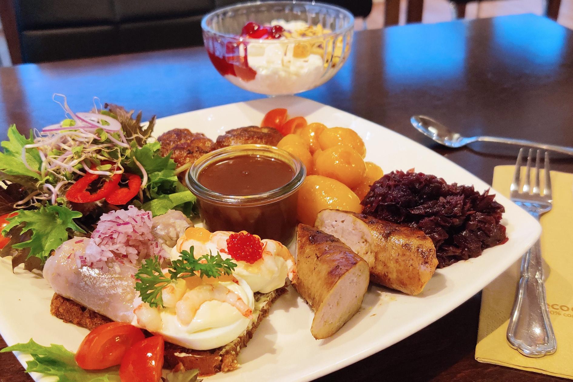 Juleplatte på Restaurant Trekroner