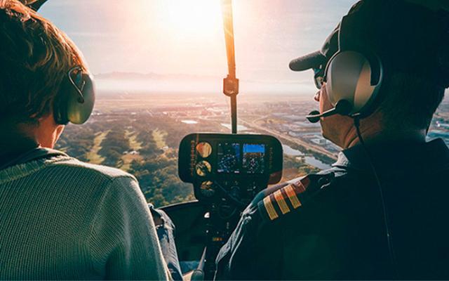 Ultimativ gaveidé: Fantastisk helikoptertur