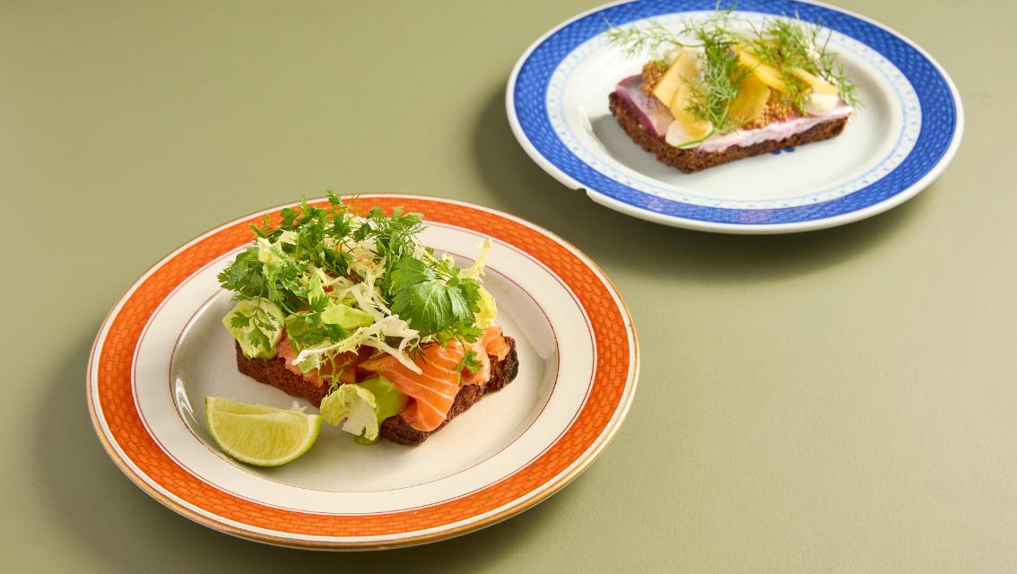 2 valgfri smørrebrød
