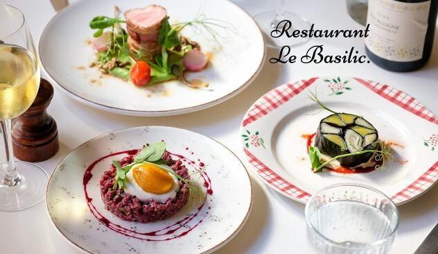 Bestseller: 3-retters på Le Basilic