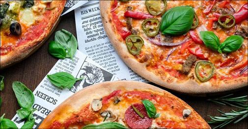 Bestseller: 2 valgfrie pizzaer / Kun 47,50 for en pizza - Takeaway eller kan spises på stedet