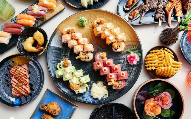 Deal på Sushi ad libitum, is og kaffe