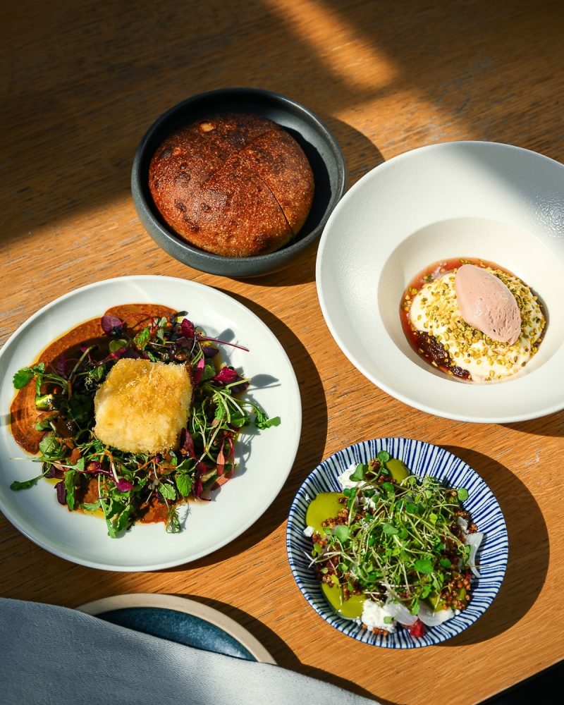 4-retters frokostmenu hos Norrlyst i København med søudsigt