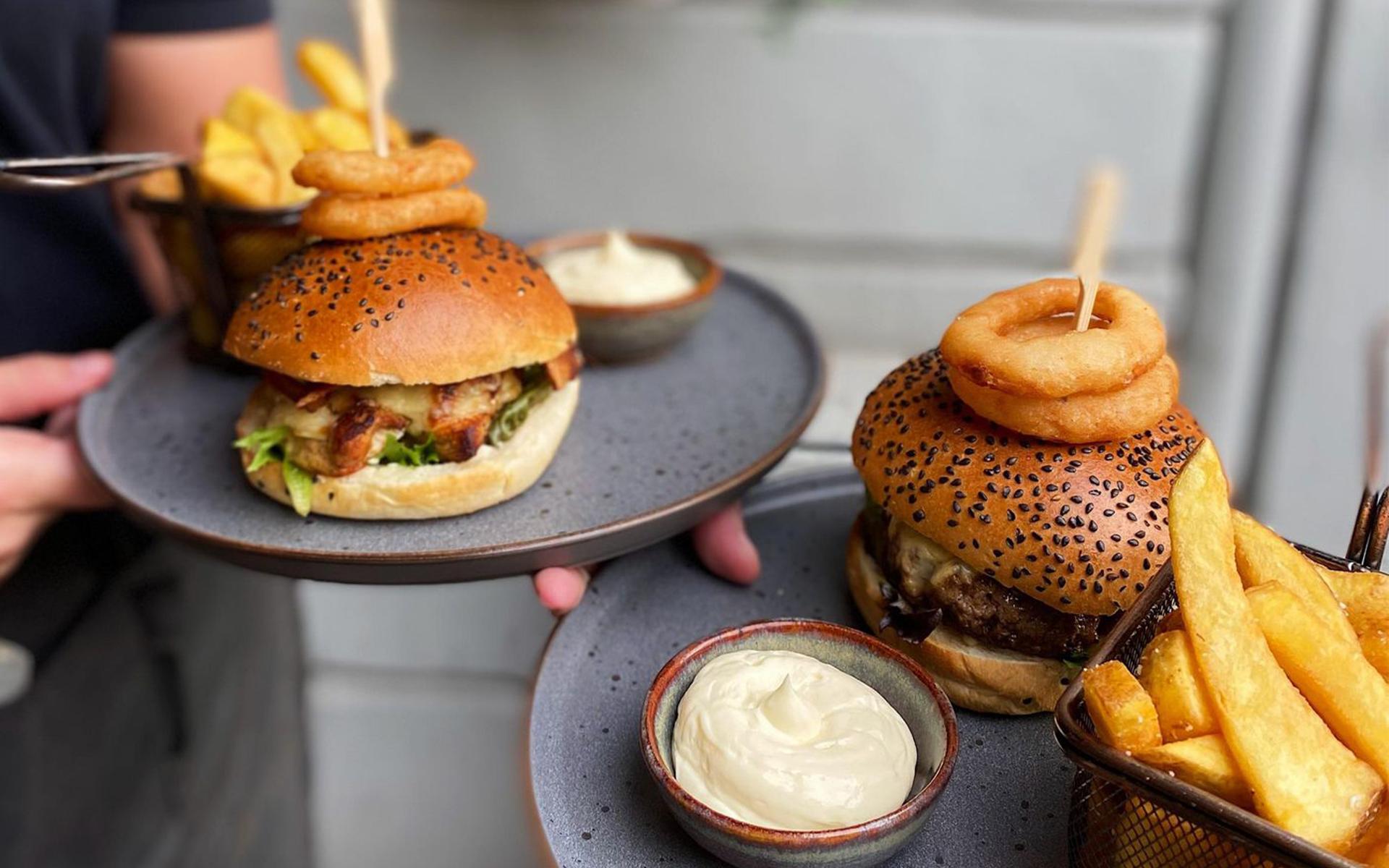Deal på Burger med fritter