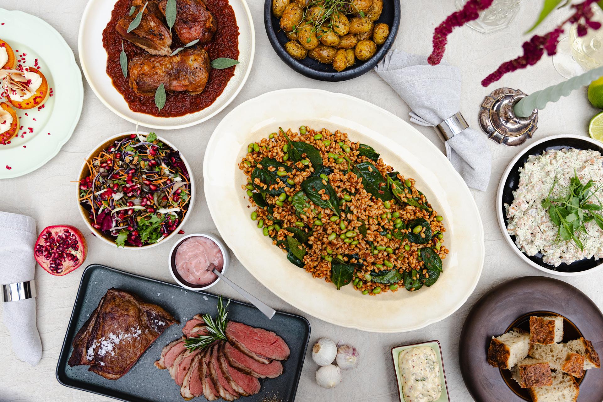 Cateringmenu med 8 retter - velanmeldt
