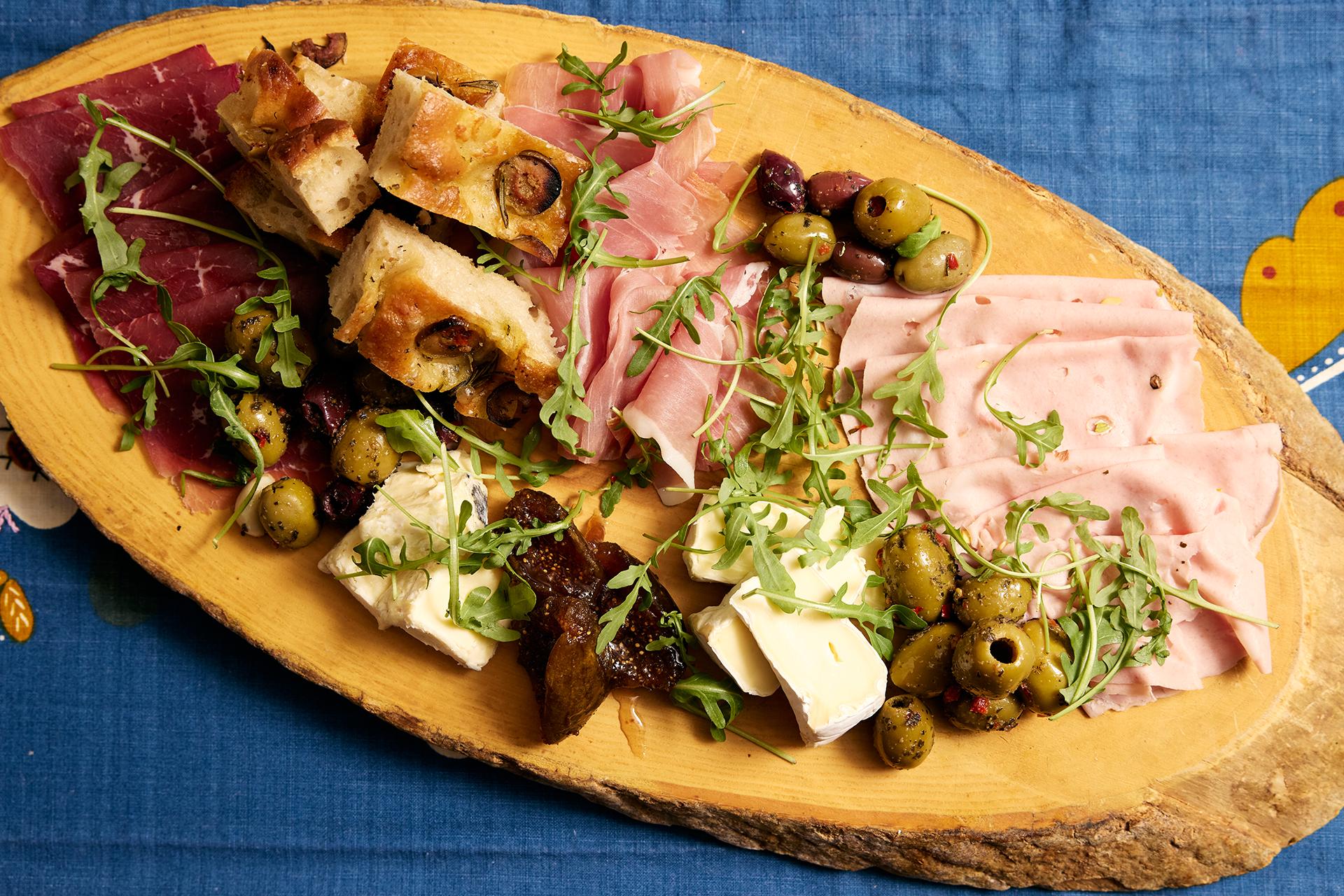 Charcuteri fra italiensk deli