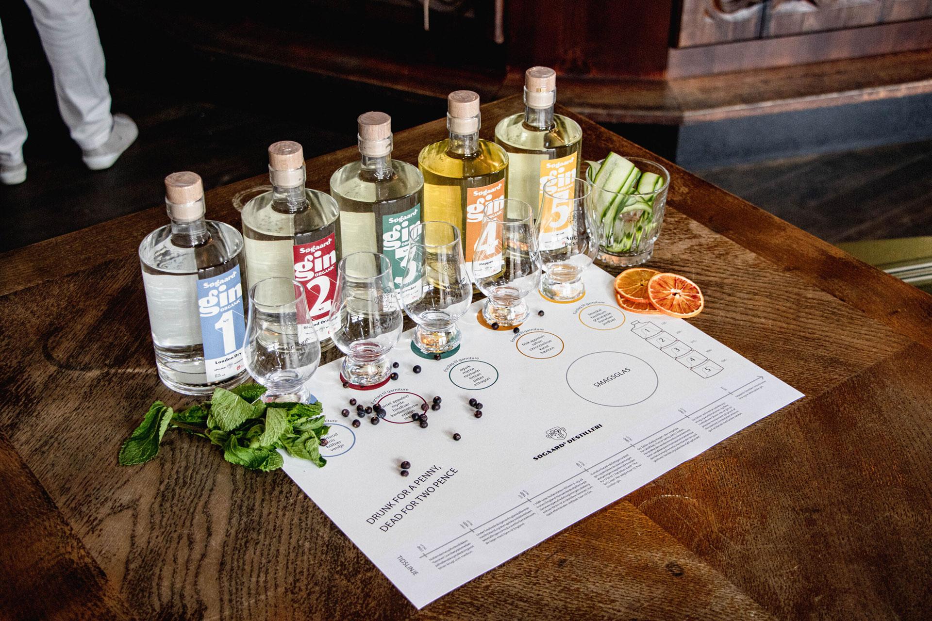 Gennemført ginsmagning
