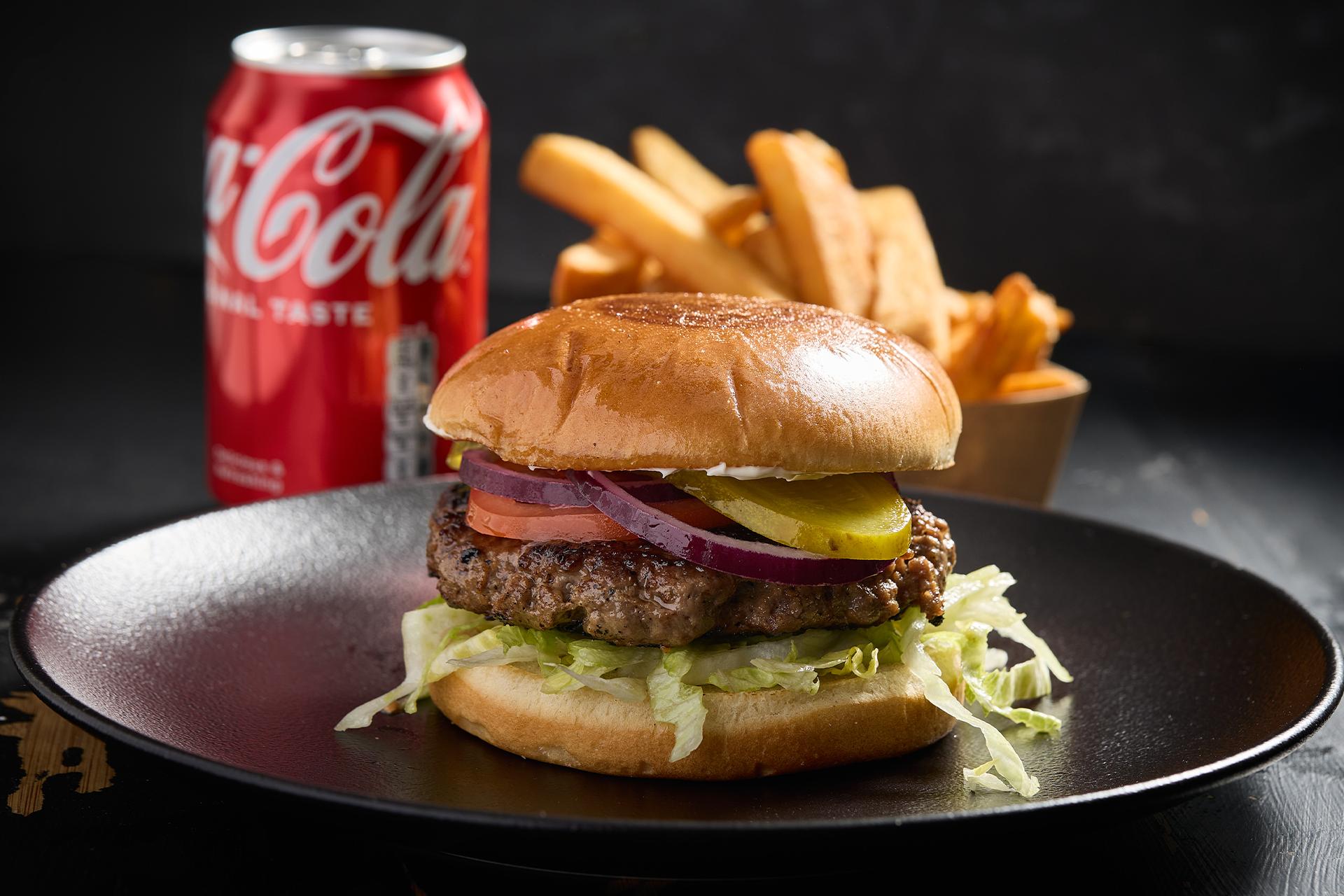 Burgermenu hos nyåbnede Burger World